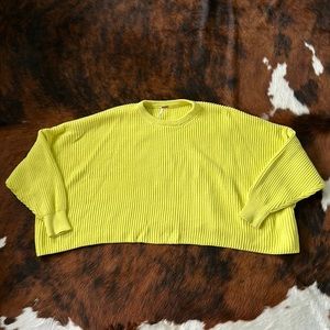 Free People Cropped Sweater